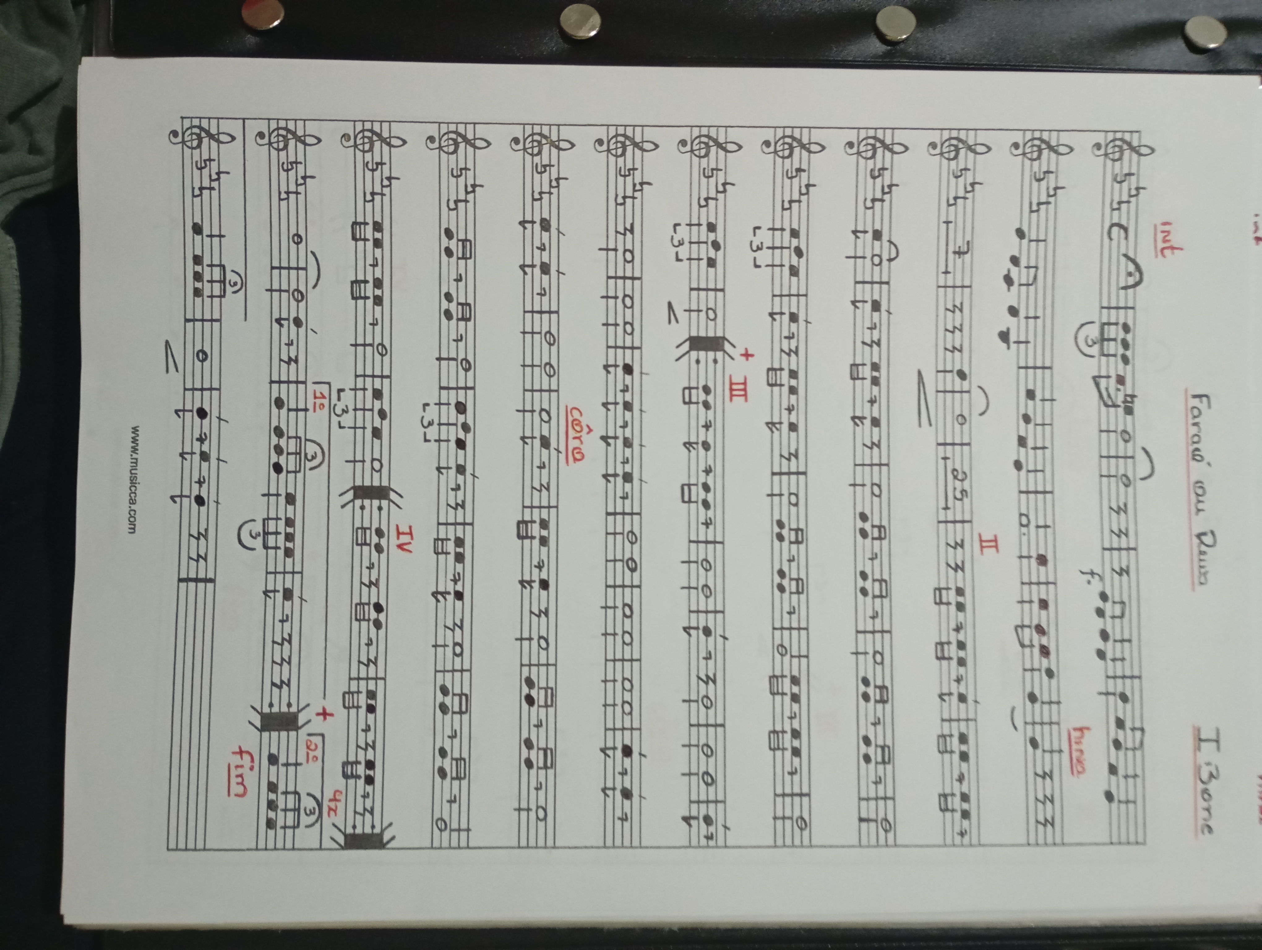 Partitura 1 Trombone - Página 1